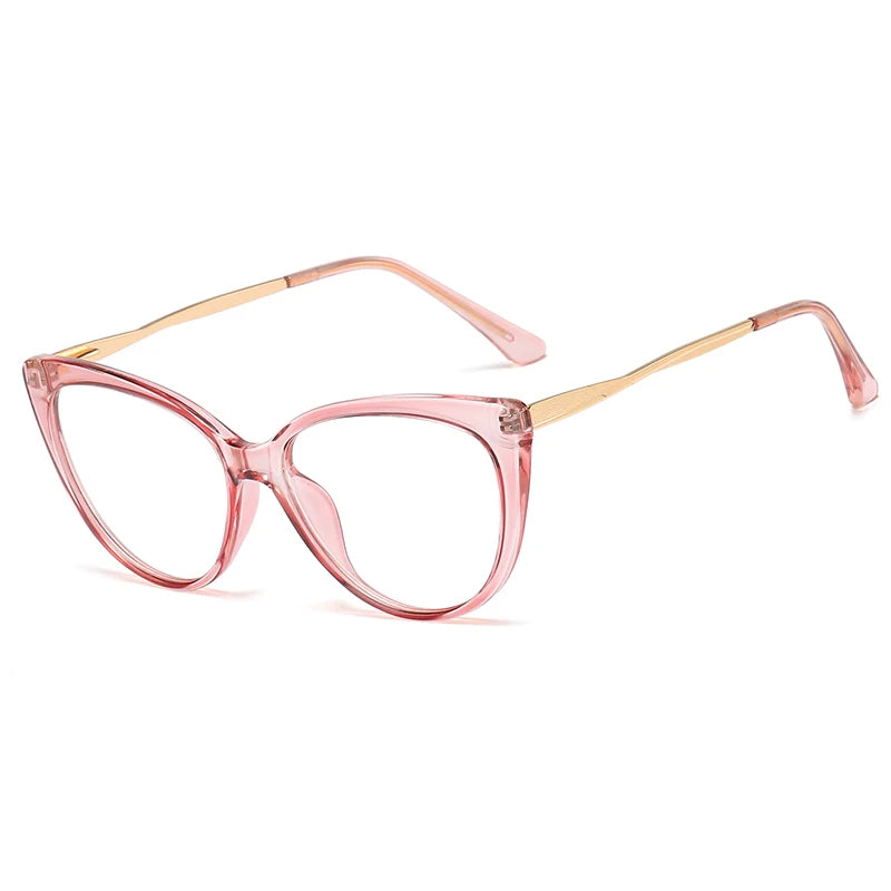 Women’s Metal Spring Hinge Glasses – TR90 Frames with Blue Light Filter | Stylish & Comfortable Designer Eyewear Farah