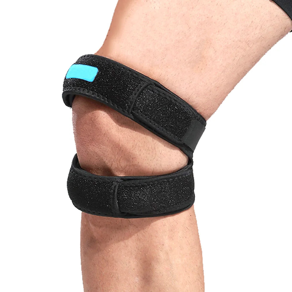 Double Patella Knee Strap Adjustable Neoprene Knee Brace for Knee Pain Relief & Support