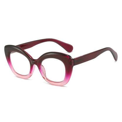 Plastic PC Frame Butterfly Lens Reading Glasses | Oprah Style Fashionable Presbyopia Eyeglasses for Men and Women Allie