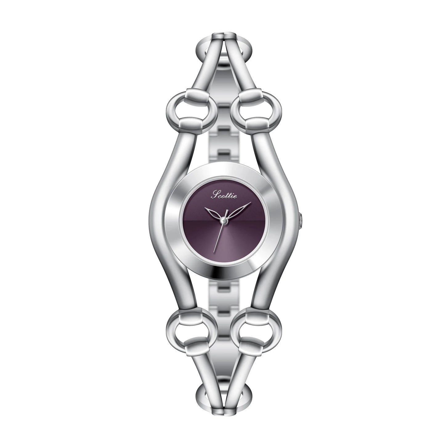 Scottie 9737 Women’s Watch – Unique Shaped Design, Fashionable New Style | Water‑Resistant Quartz Ladies’ Wristwatch Delilah