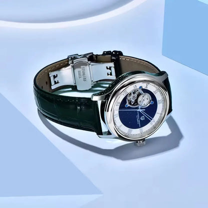 PAGANI DESIGN PD‑YS015 Men’s Automatic Watch – 41mm Fashion Mechanical Wristwatch, Japan NH39 Movement, 10Bar Waterproof, Leather Strap