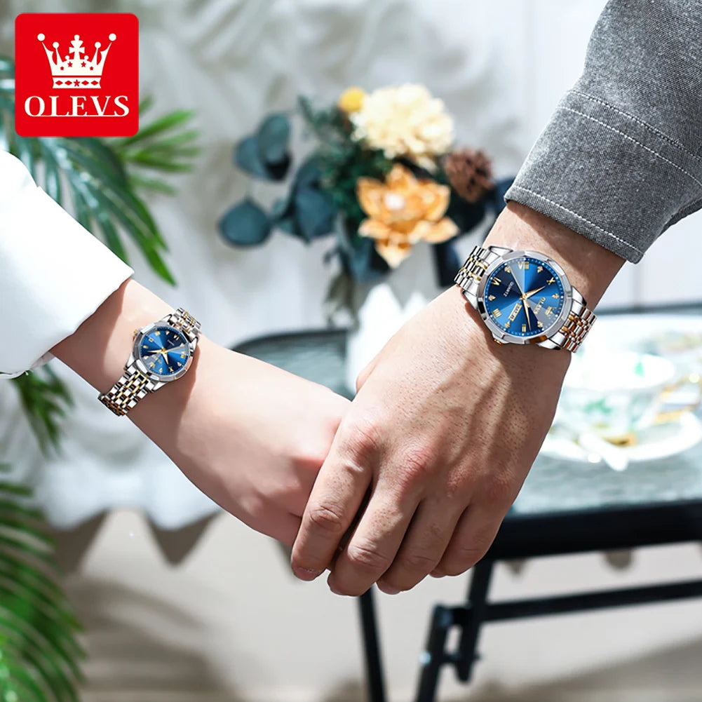 OLEVS 9931 Luxury Watches for Men and Women | Fashion Sport Quartz Couple Watch - Top Brand
