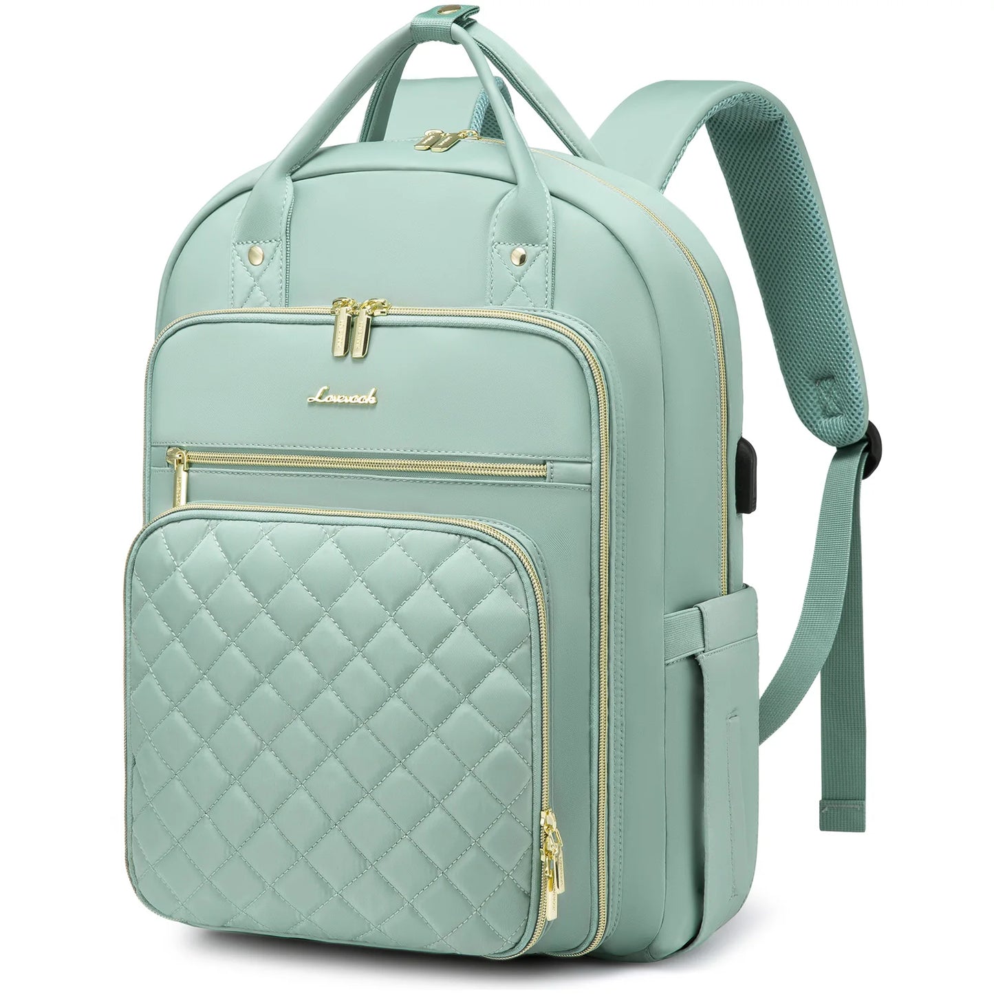 LOVEVOOK Fashion Travel Backpack | Water-Resistant, Multi-Pocket College Bookbag for Women, Fits 15.6" & 17" Laptops
