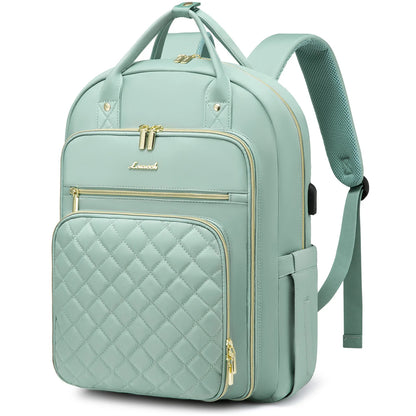 LOVEVOOK Fashion Travel Backpack | Water-Resistant, Multi-Pocket College Bookbag for Women, Fits 15.6" & 17" Laptops