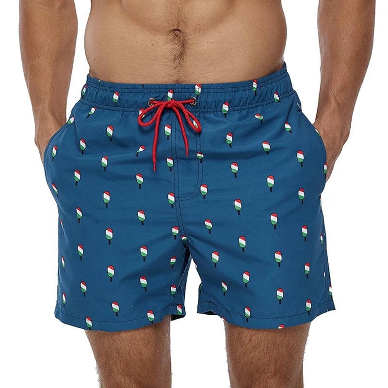 Men Beach Shorts Breathable Quick Dry