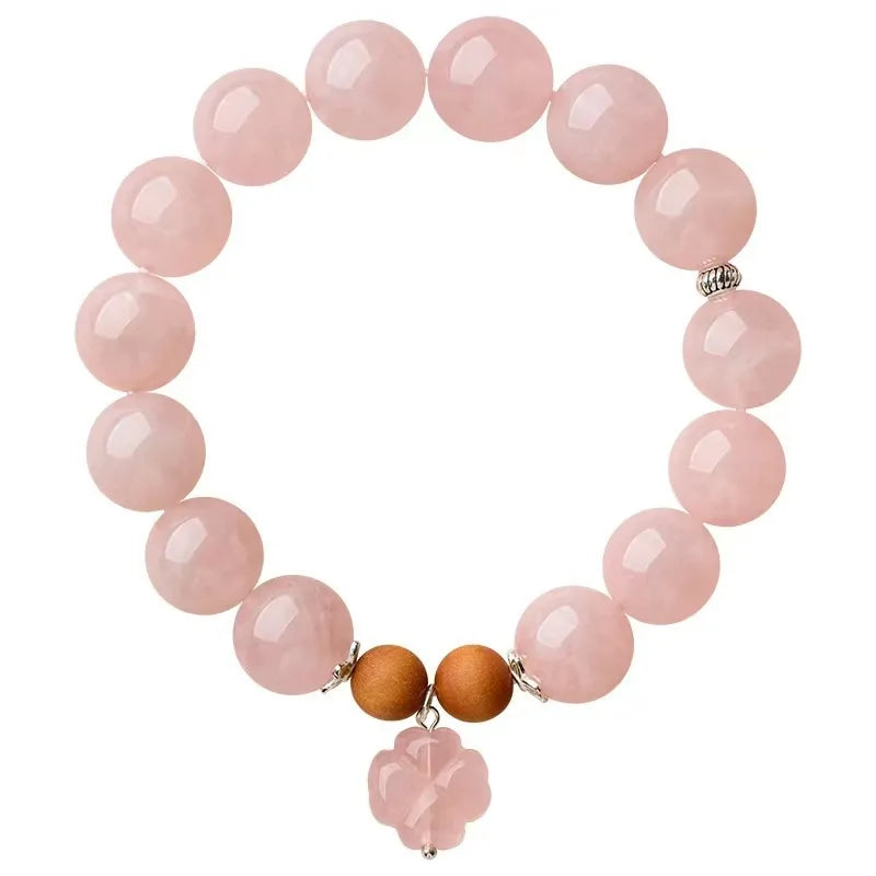Natural Crystal Bracelet – Original Madagascar Design, Elegant Fidelity Horse Charm, Perfect Gift for Women and Friends