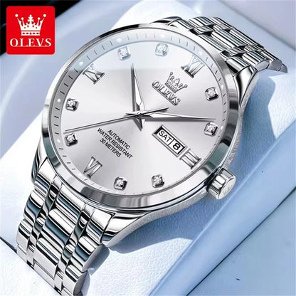 OLEVS 9946 Men's Automatic Watch – Luxury Mechanical Wristwatch with Date Display, Top Brand Business Design