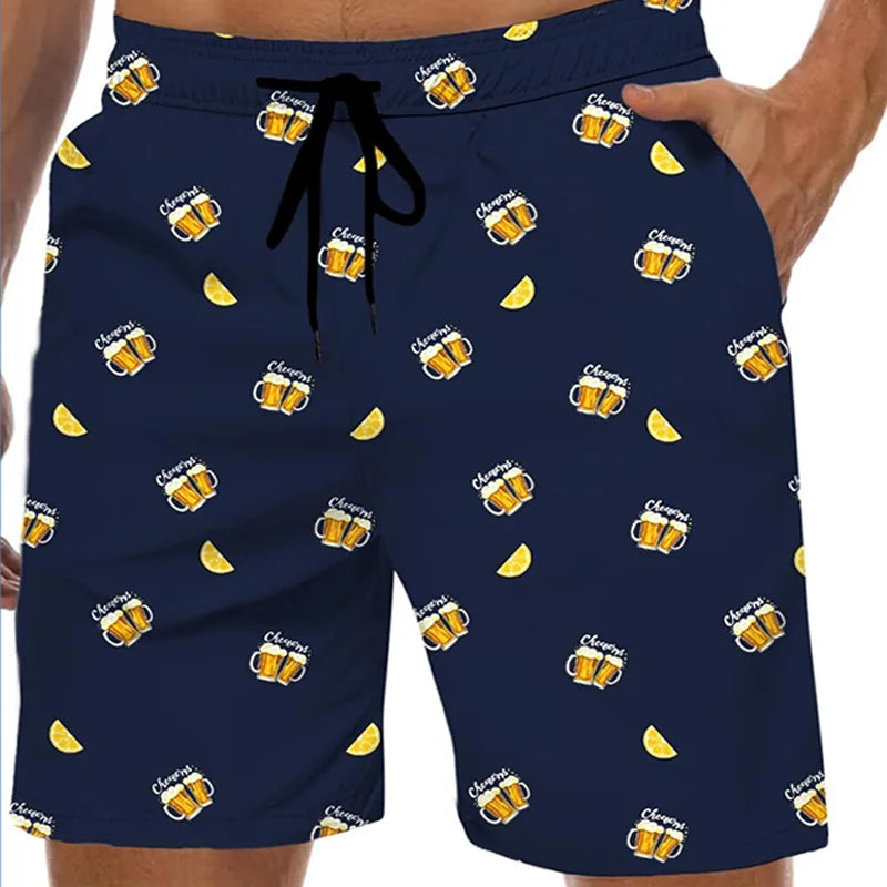 Men Beach Shorts Breathable Quick Dry