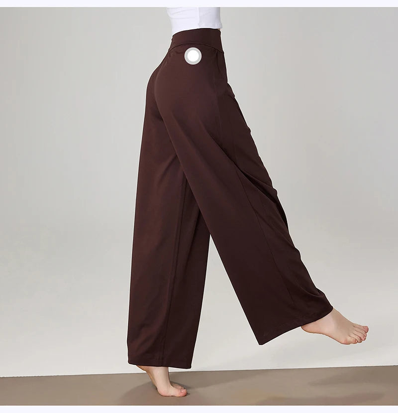 Women Sweatpants Fitness Gym Yoga Loose Jogging Training Trousers High Waist Pants