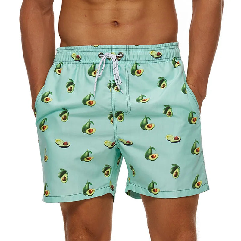 Men Beach Shorts Breathable Quick Dry