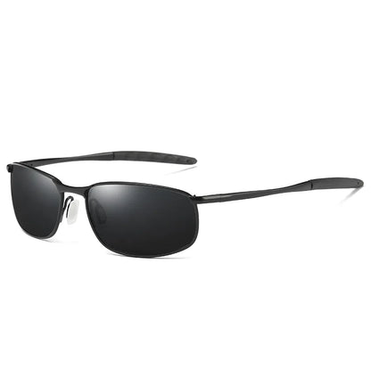 Men's Sports Polarized Sunglasses | UV Protection Blacked-Out Shades for Active Lifestyles Remus