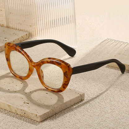 Plastic PC Frame Butterfly Lens Reading Glasses | Oprah Style Fashionable Presbyopia Eyeglasses for Men and Women Allie