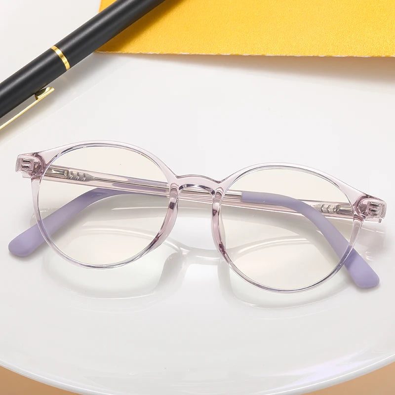 Children’s Round Colorful Glasses – TR90+CP Blue Light Blocking Eyewear for Babies & Small Kids | Durable Optical Frames