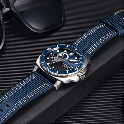 PAGANI DESIGN 1736 Men’s Mechanical Watch – 2025 Automatic Sports Watch with Sapphire Crystal, 200M Waterproof, Fashion Luxury Relógio Masculino