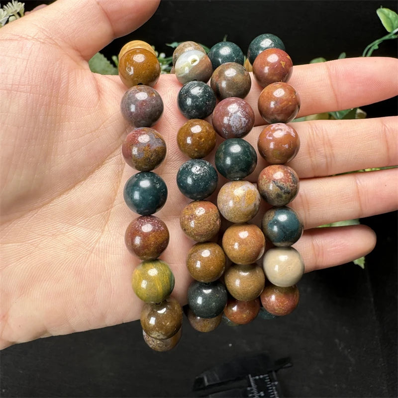 10MM Rose Quartz Healing Crystal Gemstone Beaded Stretch Bracelet – Energy, Love & Perfect Gift