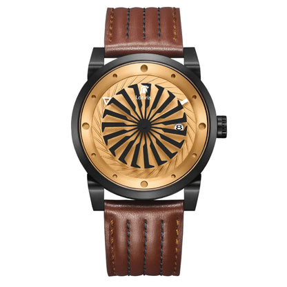 Roulette Men’s Luxury Automatic Watch | Sapphire, Auto Date, Leather Strap, Limited Edition Kelsier