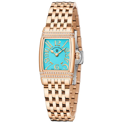 Pagani Design 1737 – Luxury Quartz Watch for Women with Stainless Steel Band, Waterproof Dial, and Elegant Design