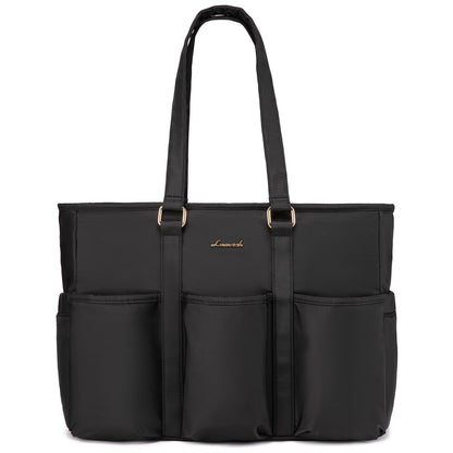 LOVEVOOK Work Tote Laptop Bag - Multi-Pocket Utility Bag for Teachers, Nurses, Travel & Daily Use Vina