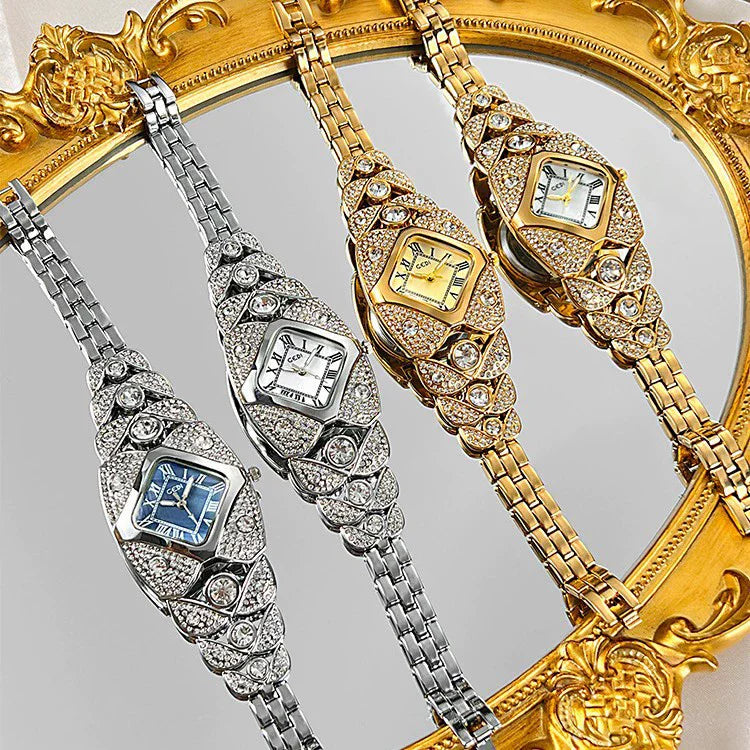 GEDI L008 Women’s Bracelet Watch – Elegant Rhinestone Luxury Quartz Wristwatch | Fashion High‑Quality Ladies’ Watch & Perfect Gift