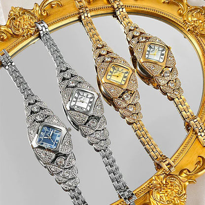 GEDI L008 Women’s Bracelet Watch – Elegant Rhinestone Luxury Quartz Wristwatch | Fashion High‑Quality Ladies’ Watch & Perfect Gift