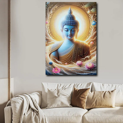 New Goddess Portrait Canvas Painting – Elegant Wall Art for Home Décor