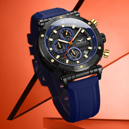 ONOLA 6859 Men’s Quartz Watch – Fashionable, Luminous Hands, Date Calendar, Waterproof