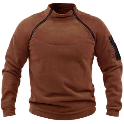 Men's Classic Winter Fleece Tops – Soft, Breathable Pajamas, Long Underwear, and Autumn Jumpers Benedict