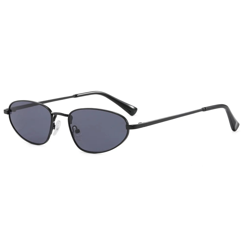 Retro Steampunk Cat Eye Sunglasses for Women – Small Fashionable Vintage Shades Dina