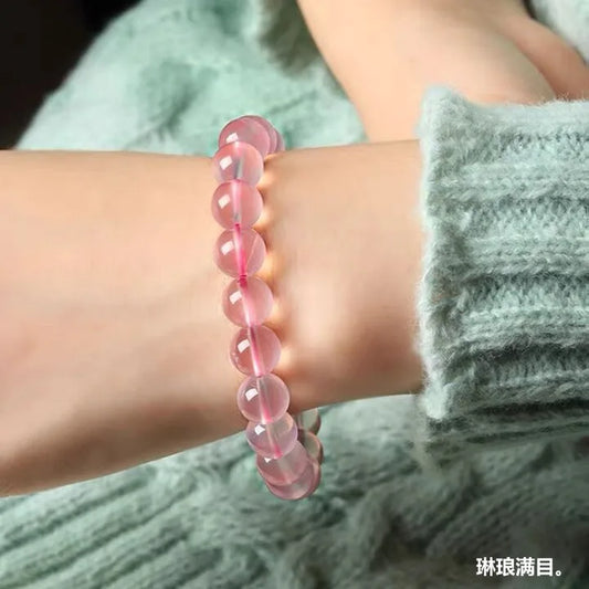 Natural Mozambique Ice Grapefruit Star Bracelet – Crystal Women's Accessories & Perfect Gift