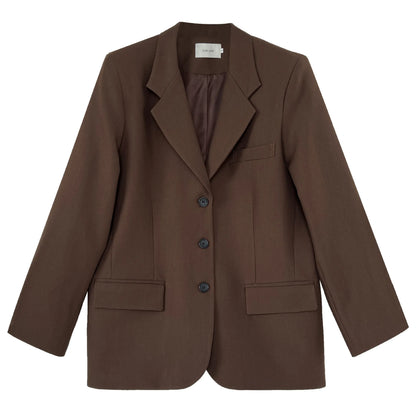 Women’s Retro Blazer Coat – Casual Long Sleeve Fashion Jacket, Vintage Style Outerwear for Office or Daily Wear