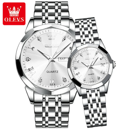 OLEVS 9931 Luxury Watches for Men and Women | Fashion Sport Quartz Couple Watch - Top Brand