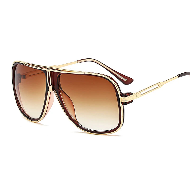 Oversized Pilot Sunglasses for Women & Men - Stylish Driving Shades