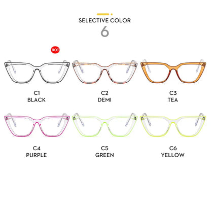 Stylish Cat Eye Blue Light Blocking Glasses for Women – High-Quality TR90 Computer Eyewear | Anti-Blue Light Frames Aira