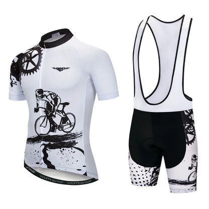 Men's Summer Cycling Jersey Set – Breathable Road & MTB Bike Wear