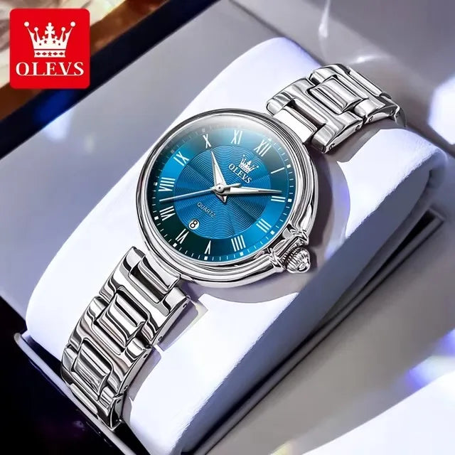 OLEVS 5608 Women’s Fashion Watch – Light Luxury Waterproof Luminous Chronograph Quartz Movement Wristwatch