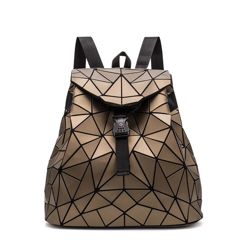 Women Backpack School Bag Teenage Girls Geometric Backpack Travel Camping Waterproof School Backpack Andrea