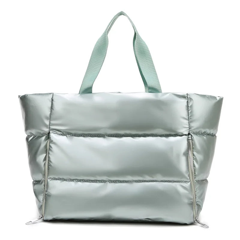 Tote Bag - Puffer Bags for Women | Stylish Handbags for Ladies | Yoga Mat Waterproof Purses Hershey