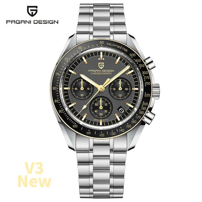 PAGANI DESIGN PD-1701 Men's Chronograph Watch - Multifunction Quartz Sport & Diving Casual Reloj Cuarzo