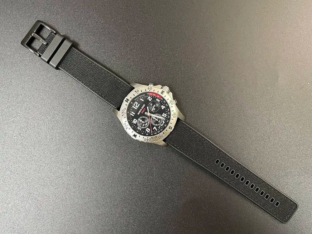 North Edge Mach2 Sports Watch – Solar-Powered Waterproof Chronograph with Stainless Steel Design