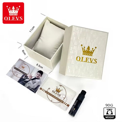OLEVS 6695 Men's Luxury Watch - Automatic Mechanical, Waterproof, Business Dress Style