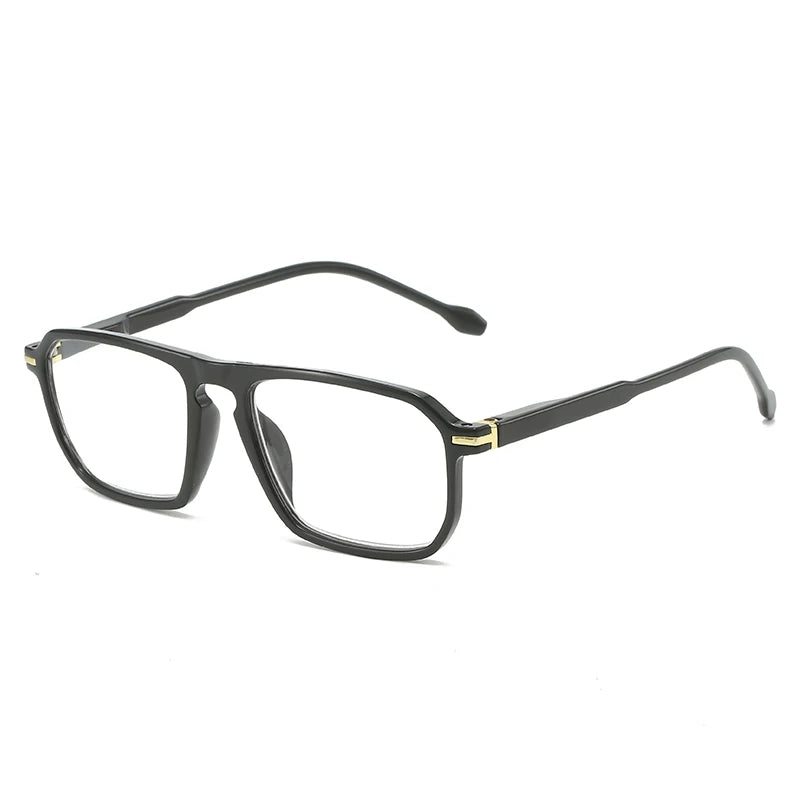 Unisex Slim Frame PC Squared Eyeglasses | Fashionable Reading Glasses for Men and Women with Presbyopia Correction Eustacia
