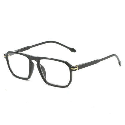 Unisex Slim Frame PC Squared Eyeglasses | Fashionable Reading Glasses for Men and Women with Presbyopia Correction Eustacia