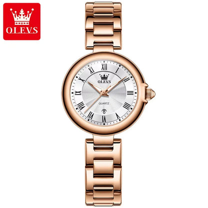 OLEVS 5608 Women’s Fashion Watch – Light Luxury Waterproof Luminous Chronograph Quartz Movement Wristwatch