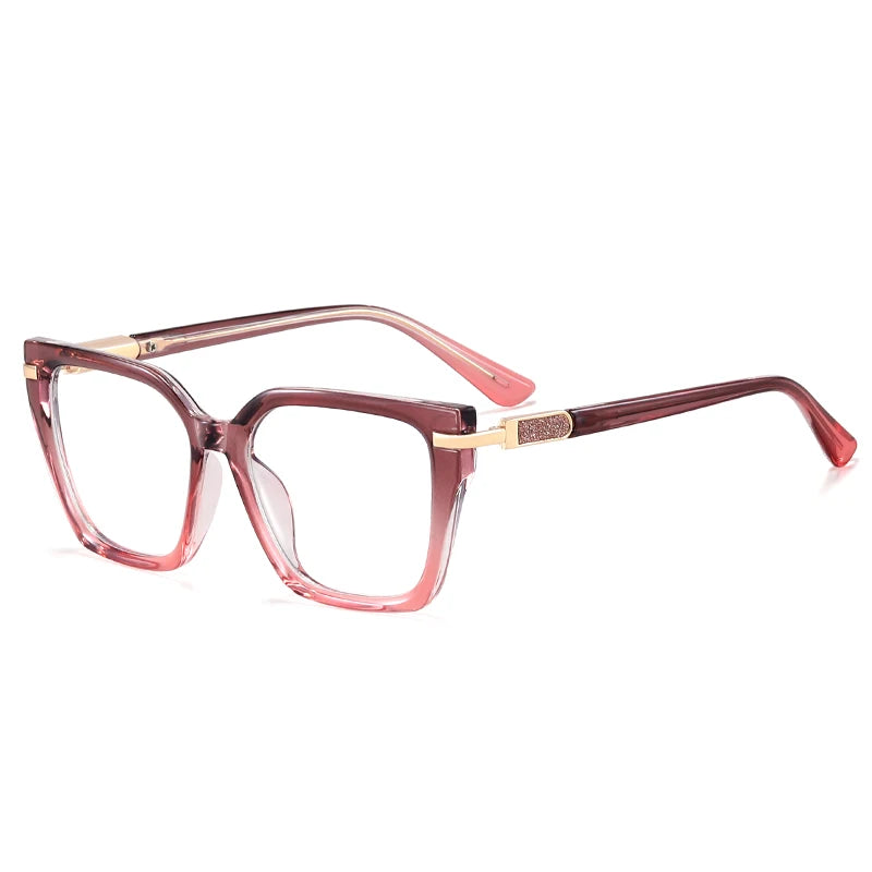 Women’s Square TR90 Optical Glasses – Fashionable Anti-Blue Light Eyewear Keira