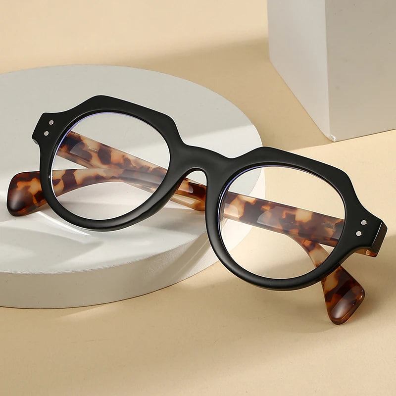 Slim Unisex Reading Glasses | Square Spring-Hinge Eyewear for Presbyopia | 1Corrective Glasses, Fits All Face Shapes Ellis