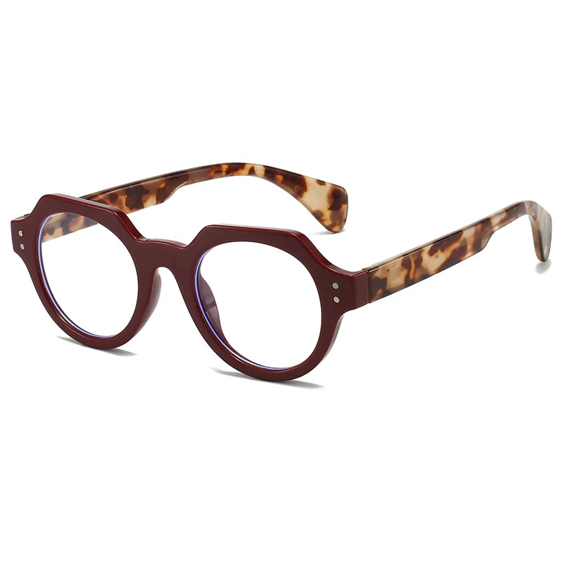 Slim Unisex Reading Glasses | Square Spring-Hinge Eyewear for Presbyopia | 1Corrective Glasses, Fits All Face Shapes Ellis