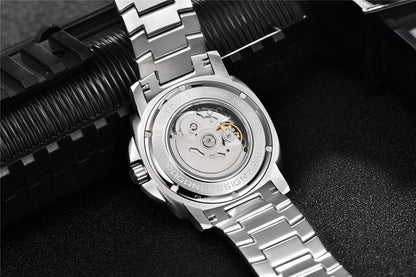 PAGANI DESIGN PD1736 Men's Automatic Mechanical Watch - 2024 New Sapphire Diving Watch, Stainless Steel