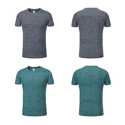 Men's Activewear T-Shirt – Printed Stretchy Sports & Casual Tee