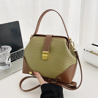 Women's Designer Handbags - Small Crossbody Lock Bags and Purses for Ladies Elena