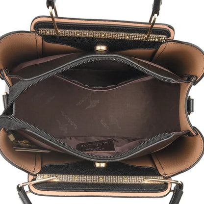 Luxury Leather Handbags for Women - Designer 3-Layer Shoulder & Crossbody Bags, Large Capacity Customized Tote